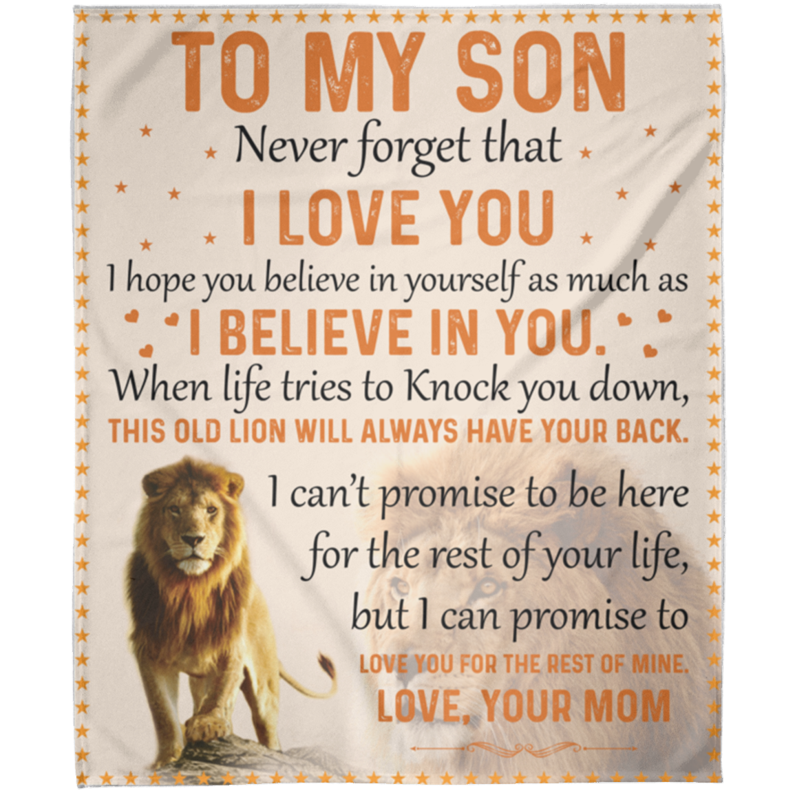 To My Son | FLM Arctic Fleece Blanket 50x60