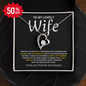 [ALMOST SOLD OUT] To My Wife - Forever Love Necklace